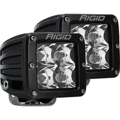 RIGID - LUCES LED D-SERIES PRO SPOT SURFACE MOUNT / LUZ BLANCA / 2 LUCES
