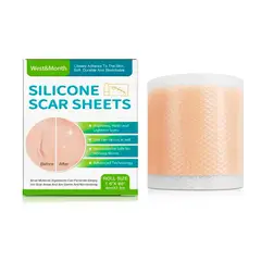 GENERICO - Parches Gel De Silicona Médica Reusables Cicatrices Cirugia WESTMONTH