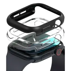 RINGKE - Case Negro Slim Para Apple Watch 46MM Serie 10 2 PACK