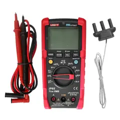 UNI T - Multímetro Digital True RMS IP65 con Temperatura UNIT UT-191T