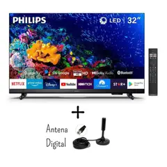 PHILIPS - Televisor 32 HD Google Tv 32PHD6918