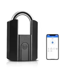 FUERTECO - Candado inteligente con lector de huella fingerlock TITAN