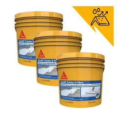 SIKA - 3X2 Impermeabilizante p techos Sikafill Techo5 Blanco x4L