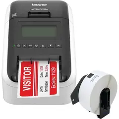 BROTHER - Impresora de Etiquetas QL-820NWB Inalámbrica Wifi Red BT