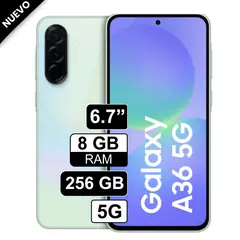 SAMSUNG - Celular Libre Galaxy A36 67 256GB 8GB RAM Verde