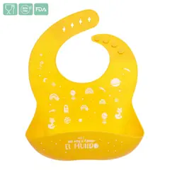 GENERICO - BABERO DE SILICONA MOSTAZA - VERSATINO