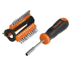 TRUPER - Desarmador con 33 puntas intercambiables