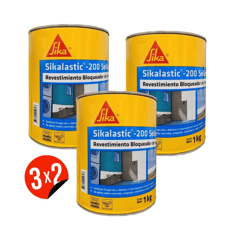 3x2 Revestimiento impermeabilizante Sikalastic® 200 Sellamuro PE