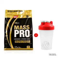 LEVEL PRO - Proteína Mass Pro 3 kg Chocolate - 29 Servicios