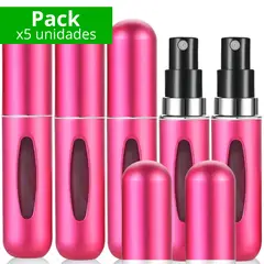 MINARI - Pack X5 Dispensador Atomizador de Perfume para Viaje A15