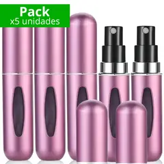 MINARI - Pack X5 Dispensador Atomizador de Perfume para Viaje A15