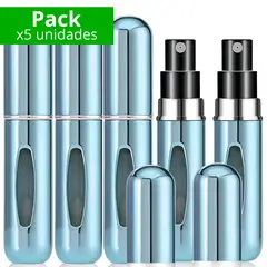 MINARI - Pack X5 Dispensador Atomizador de Perfume para Viaje A15