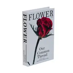 GENERICO - Libro Decorativo Flower