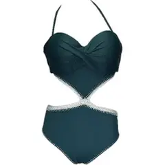 GENERICO - Ropa de baño Mujer A-2025 verde GL-50-S