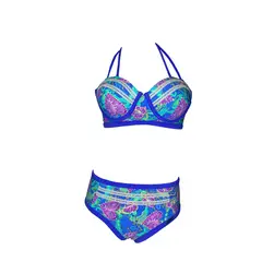 GENERICO - Bikini Licra UV Charlotte Corday Celeste GL-48-M