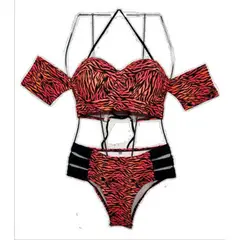 GENERICO - Bikini Licra UV Mia Guinda GL-46-M