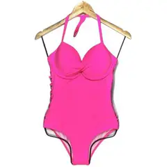 GENERICO - Ropa de Baño Enterizo Licra UV Esmeralda Fucsia GL-50-L