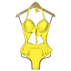 GENERICO - Ropa de baño Mujer Valeria Amarillo GL-28-M