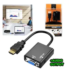 GENERICO - Cable Adaptador Hdmi A Vga Para PC Monitor TV