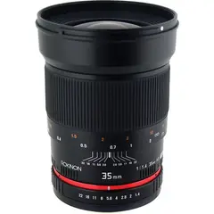 SAMYANG - Rokinon 35mm f/1.4 AS UMC Lente Para Fujifilm X - Negro