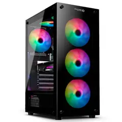 ENKORE - Case Gamer FALCON+ ENK 5000-RGB-350W Psu 350W 4Fan 12CM RGB