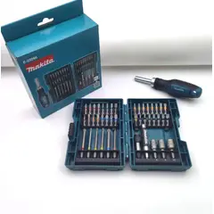 MAKITA - Set de Puntas Bits Impact Premier + Desarmador Rachet 44 Pz