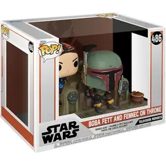 FUNKO - Pop Boba Fett y Fennec con Trono 486 Star Wars