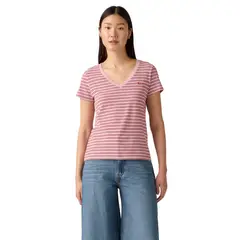 LEVIS - Polo Mujer Perfect Vneck Rosado