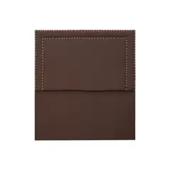 MUEBLES MACRUMO - Cama tapizada Perla - Queen - Color marrón