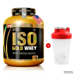 LEVEL PRO - Proteína Isolate Iso Gold Whey 3 KG Vainilla
