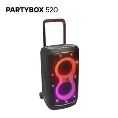 JBL - Parlante Bluetooth Partybox 520 de 400w hasta 15 horas - BK