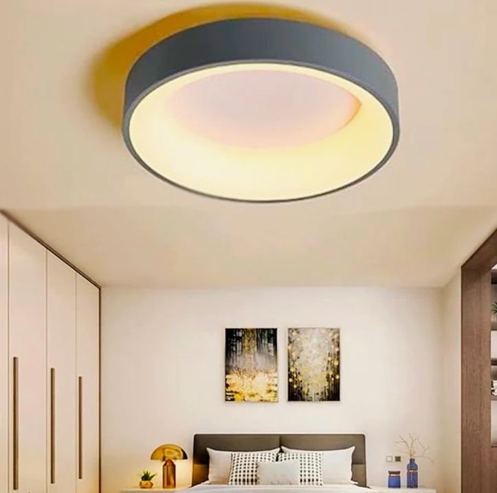 Lámpara de Techo 45W Led 3 en 1 Gris