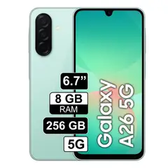 SAMSUNG - Celular Libre Galaxy A26 5G 67 Pulg 256GB 8GB RAM Verde