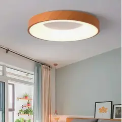 GENERICO - Lámpara de Techo 45W Led 3 en 1 Wood