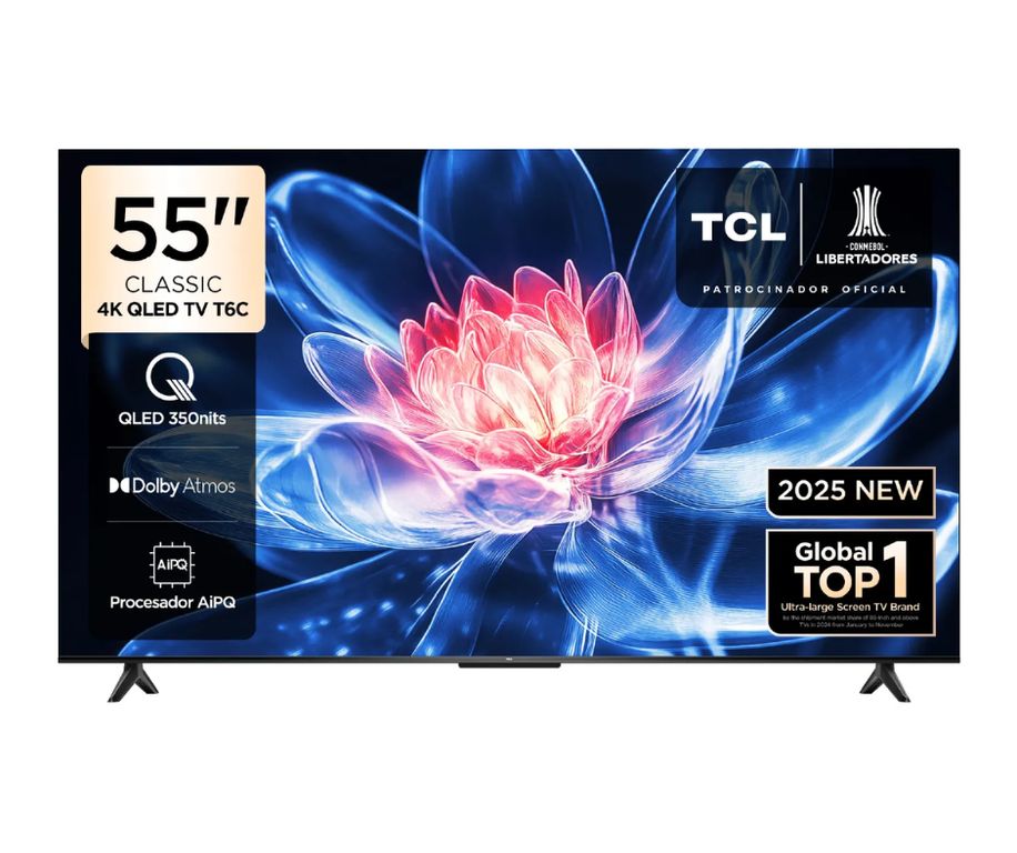 Televisor 55 QLED Google TV 55T6C + Antena Digital