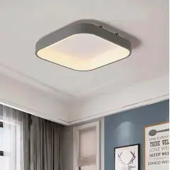 GENERICO - Lámpara de Techo 45W Led 3 en 1 Gris