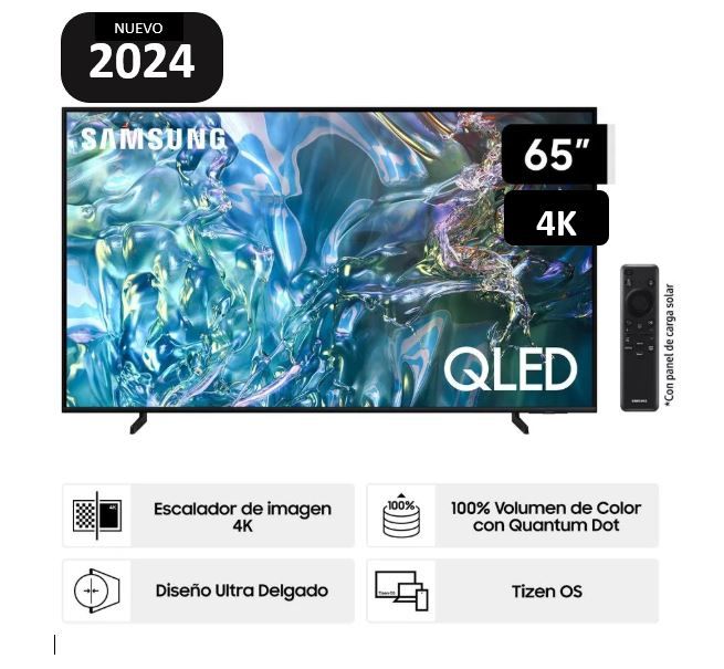 Televisor QLED 65 UHD 4K Smart TV QN65Q60DAGXPE