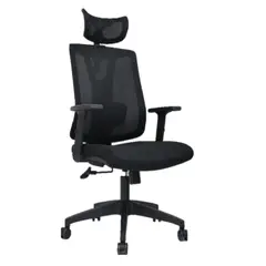 MOBELART - Silla de Oficina Presidente Navy BN Negro möbelArt