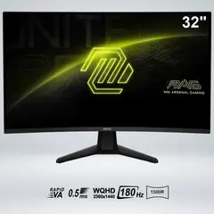 MSI - MONITOR CURVO MAG 32CQ6F WQHD 32 " RAPID VA 180hz 0.5ms HDR400 1500R