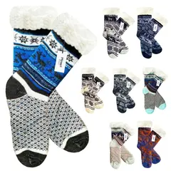 MINARI - Medias de Carnero Antideslizantes Unisex Adulto M10 - Diseño aleatorio