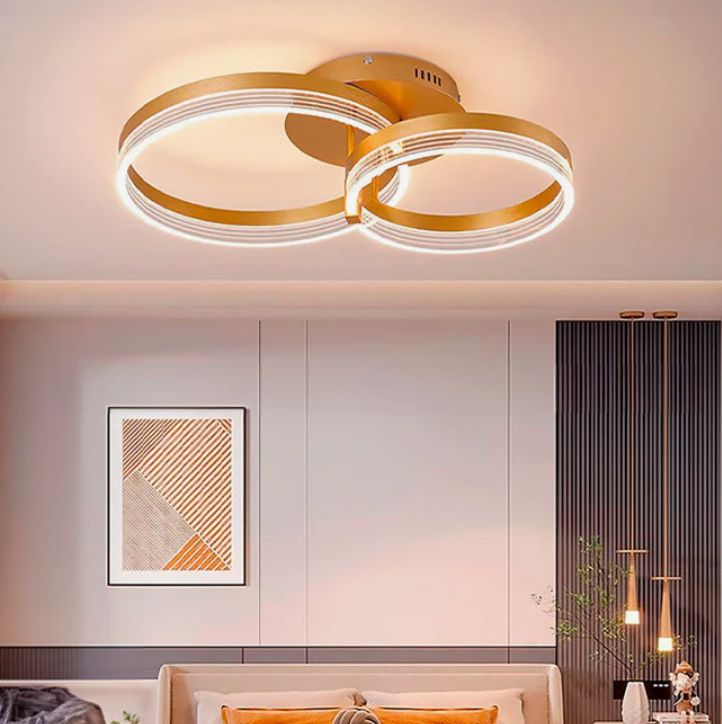 Lámpara de Techo 45W Led 3 en 1 Gold