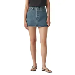 LEVIS - Falda Mujer Icon Skirt Azul