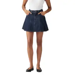 LEVIS - Falda Mujer Pleated Mini Skirt Azul