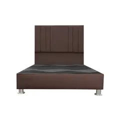 MUEBLES MACRUMO - Cama tapizada Alessia - 2 Plz - Color Marrón