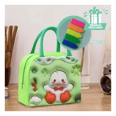 GENERICO - Pack4 Cubo de Alimentos Ricos en Rojo Y+Banderitas Adhesivas