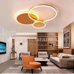 GENERICO - Lámpara de Techo 45W Led 3 en 1 Gold