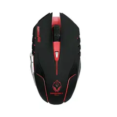 GENERICO - Mouse Inalambrico de 6 Botones para Laptop Color Negro