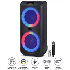 MAXTRON - Parlante Torre CHALLENGE 10 MX1000 AC DSP TWS MIC mSDUSB