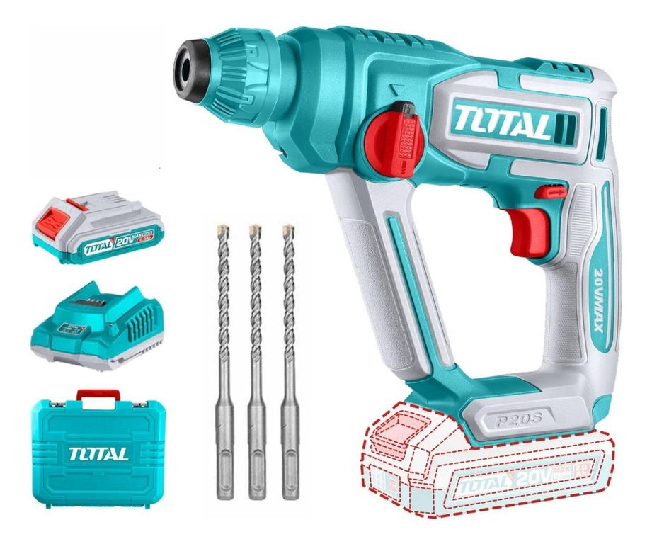 Rotomartillo SDS Plus 1.5 Joules 20v incluye bateria y cargador