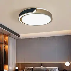 GENERICO - Lámpara de Techo 30W Led 3 en 1 Gold and White